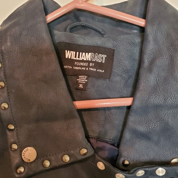 William Rast Studded faux leather Jacket NWT - Picture 3 of 7